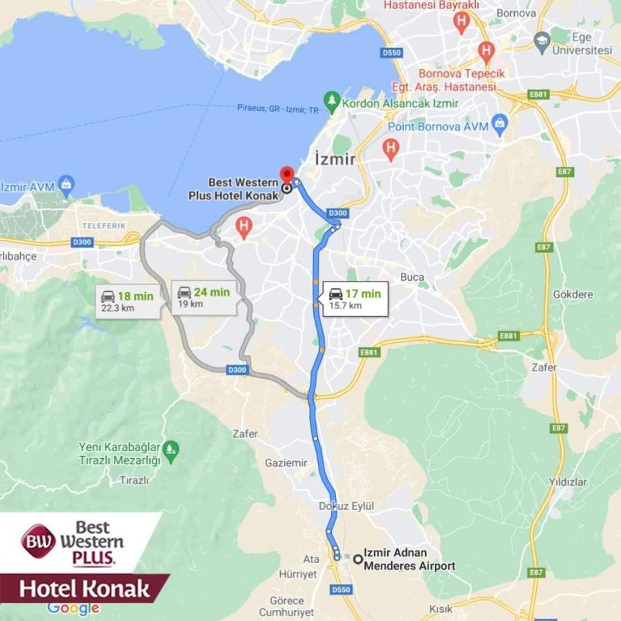 Best Western Plus Hotel Konak İzmir Exteriér fotografie